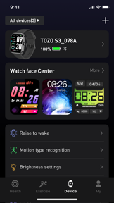 TOZO Health for S3/S4/S6-10/W1 screenshot