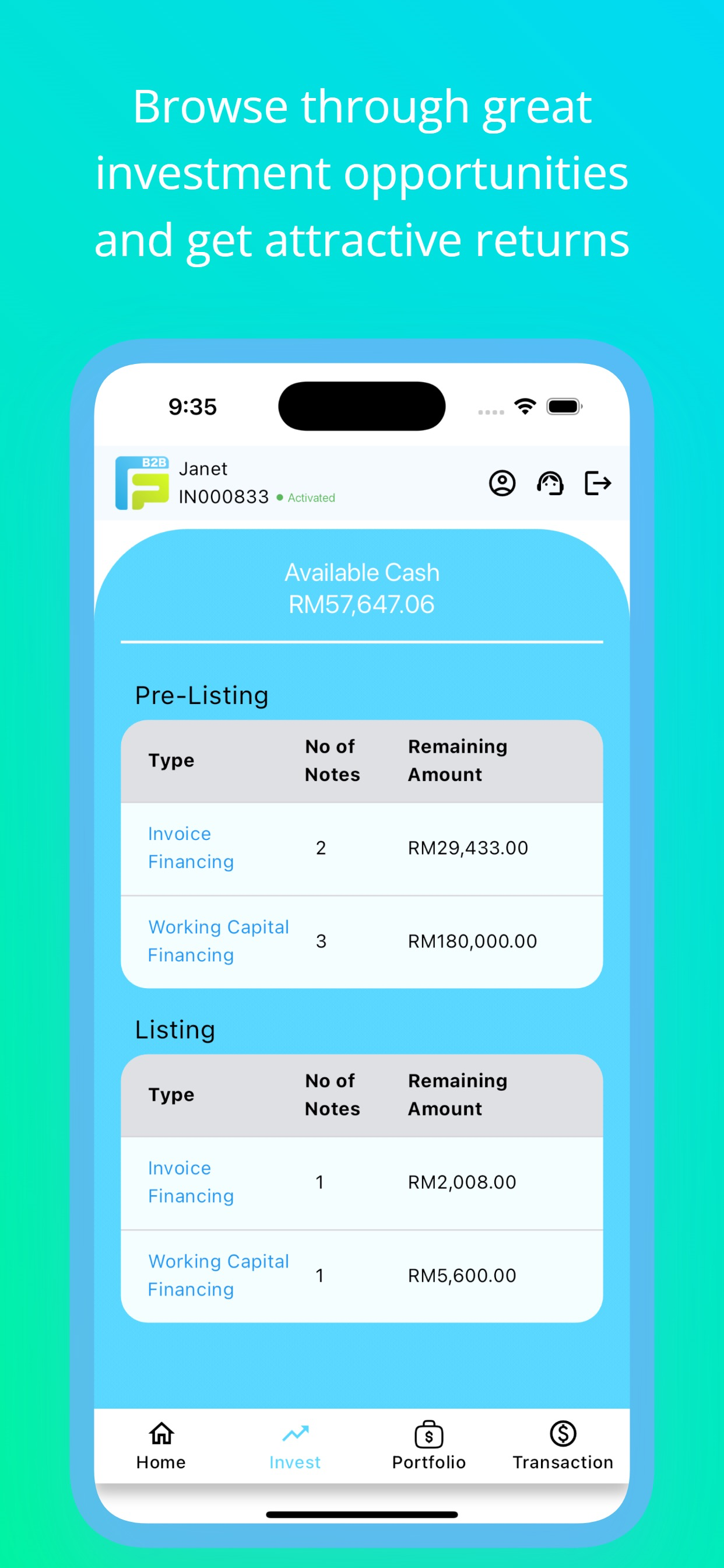 B2B Finpal MY Investor v2