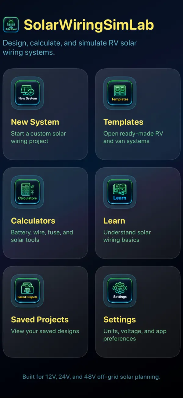 Screenshot #1 pour SolarWiringSimLab