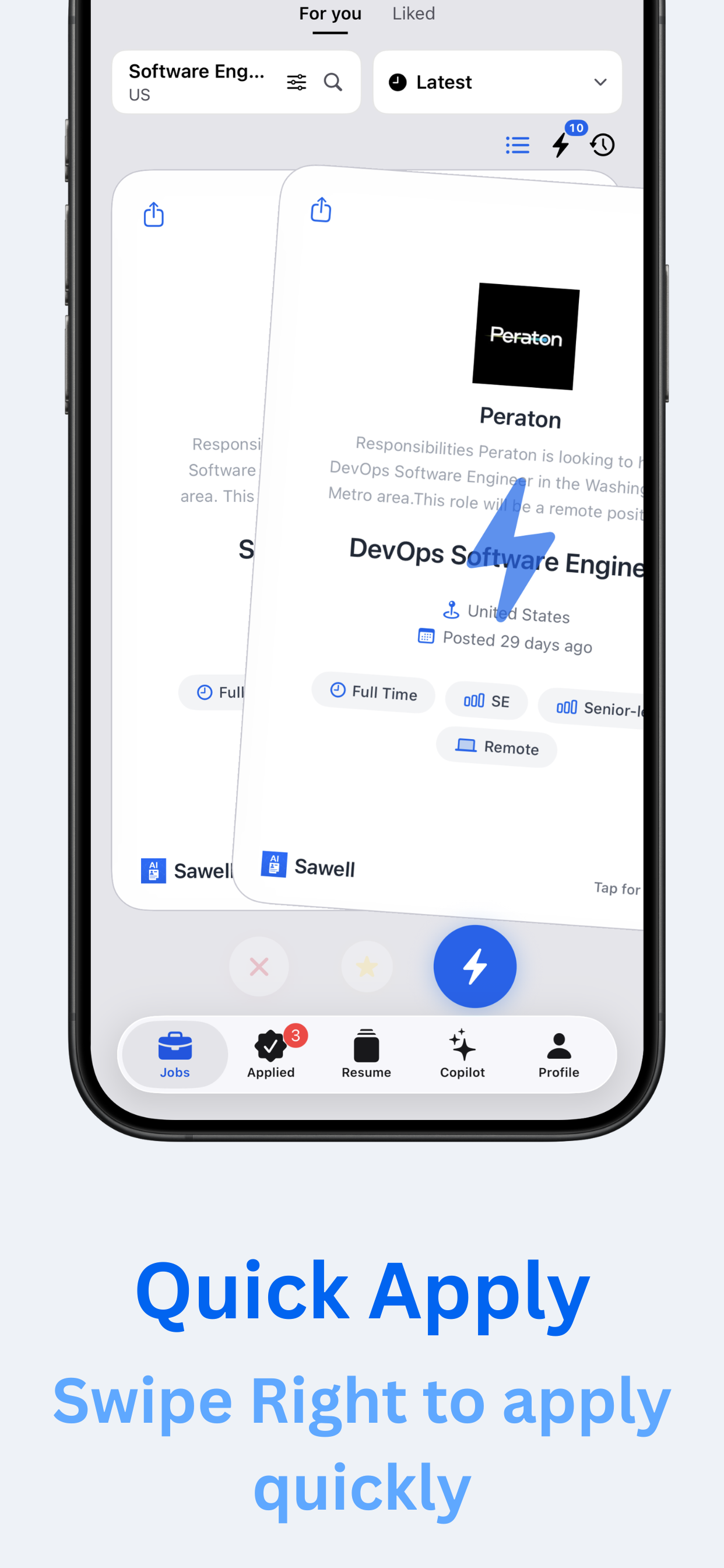 Sawell: AI Job Agent screenshot 3