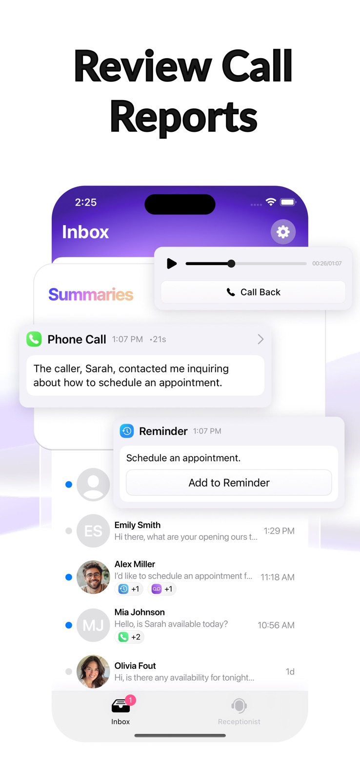 NuPhone - AI Receptionist iphone screenshot 4