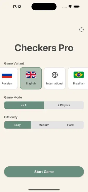 Checkers Pro 7 in 1 screenshot 1