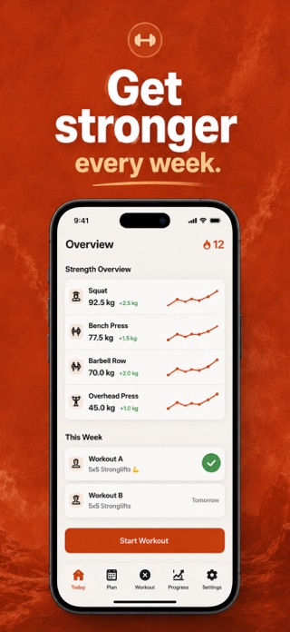 Fitness Workout Tracker Screenshot 3 of 4