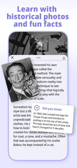 Captura de pantalla de Nerdish: Learn Something New en iPhone 5