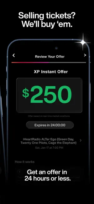 XP Tickets screenshot 3