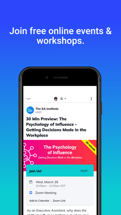 The EA Institute Screenshot