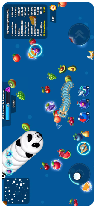 Online Snake – Worm Clash Screenshot 3 of 5