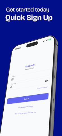 UniVault: Link Manager screenshot