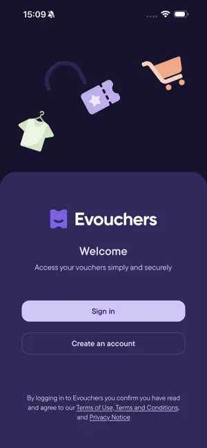 Evouchers.com iPhone screenshot 2