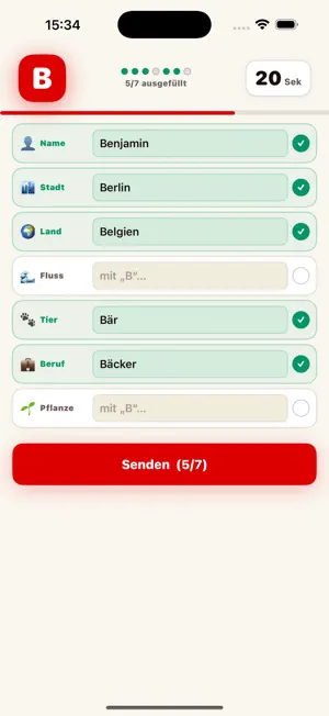 Stadt Land Fluss Live screenshot 3