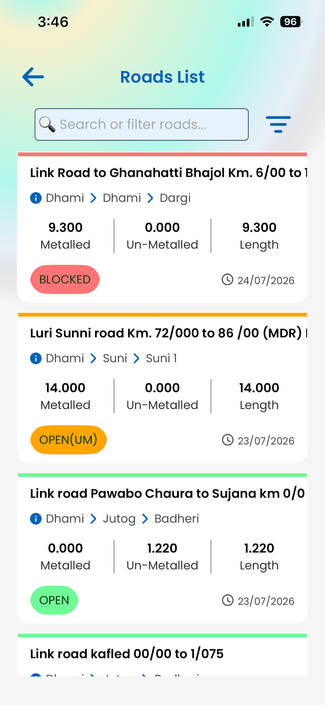 Road Status Information System screenshot 9