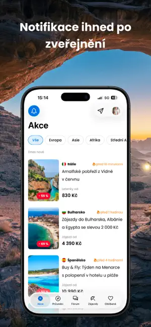 Cestujlevne.com screenshot 2
