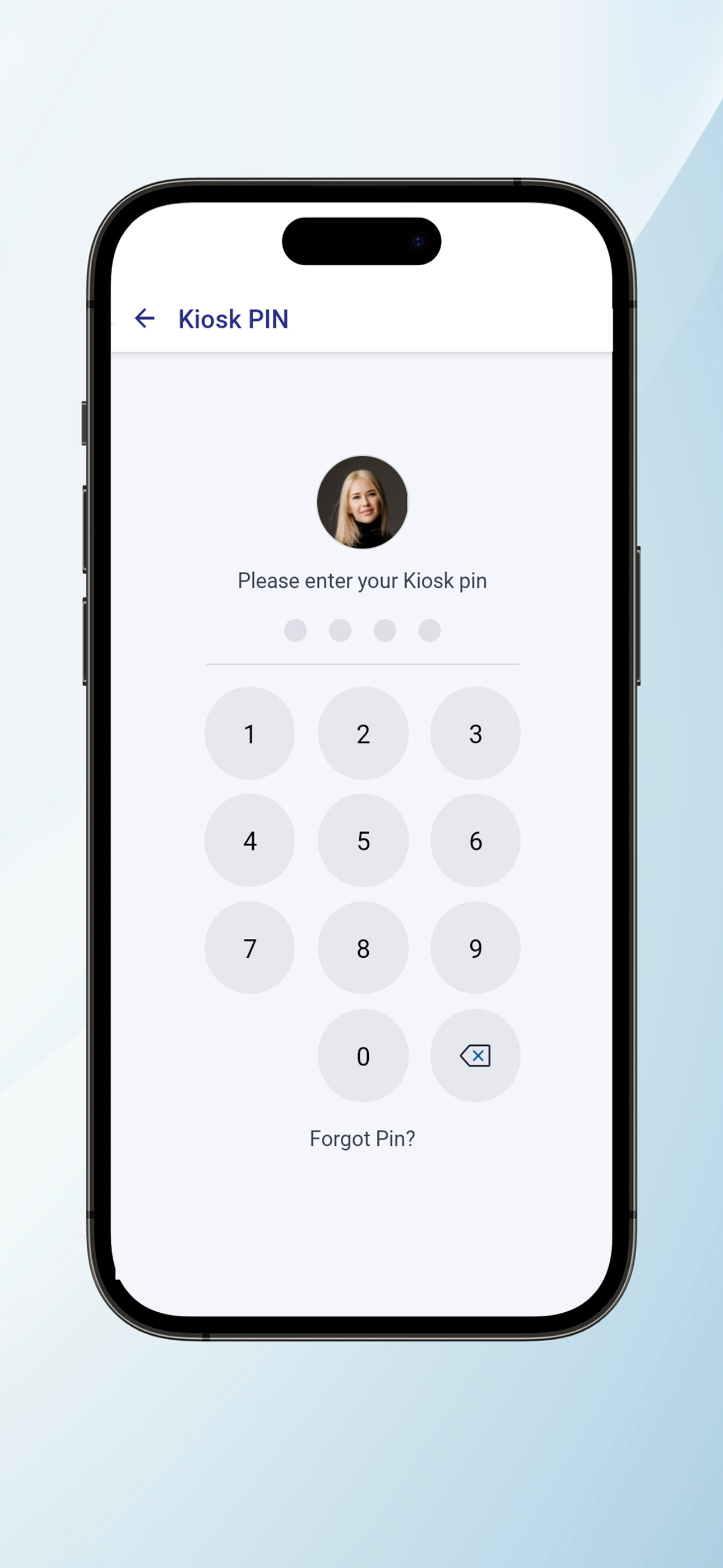 Kiosk: iQCheckPoint