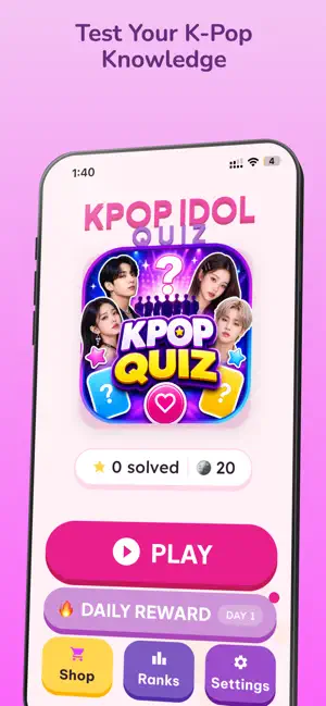 Kpop Idol Quiz: Guess the Idol screenshot 1