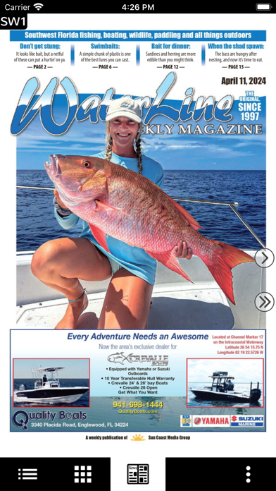 Waterline Weekly Magazine Screenshot