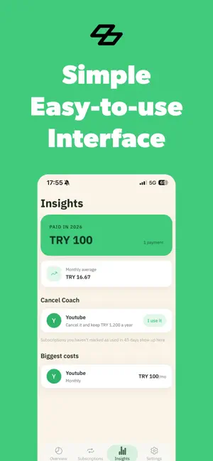 Zent: Subscription Tracker screenshot 3