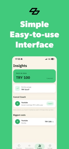 Zent: Subscription Tracker Screenshot 3 of 4