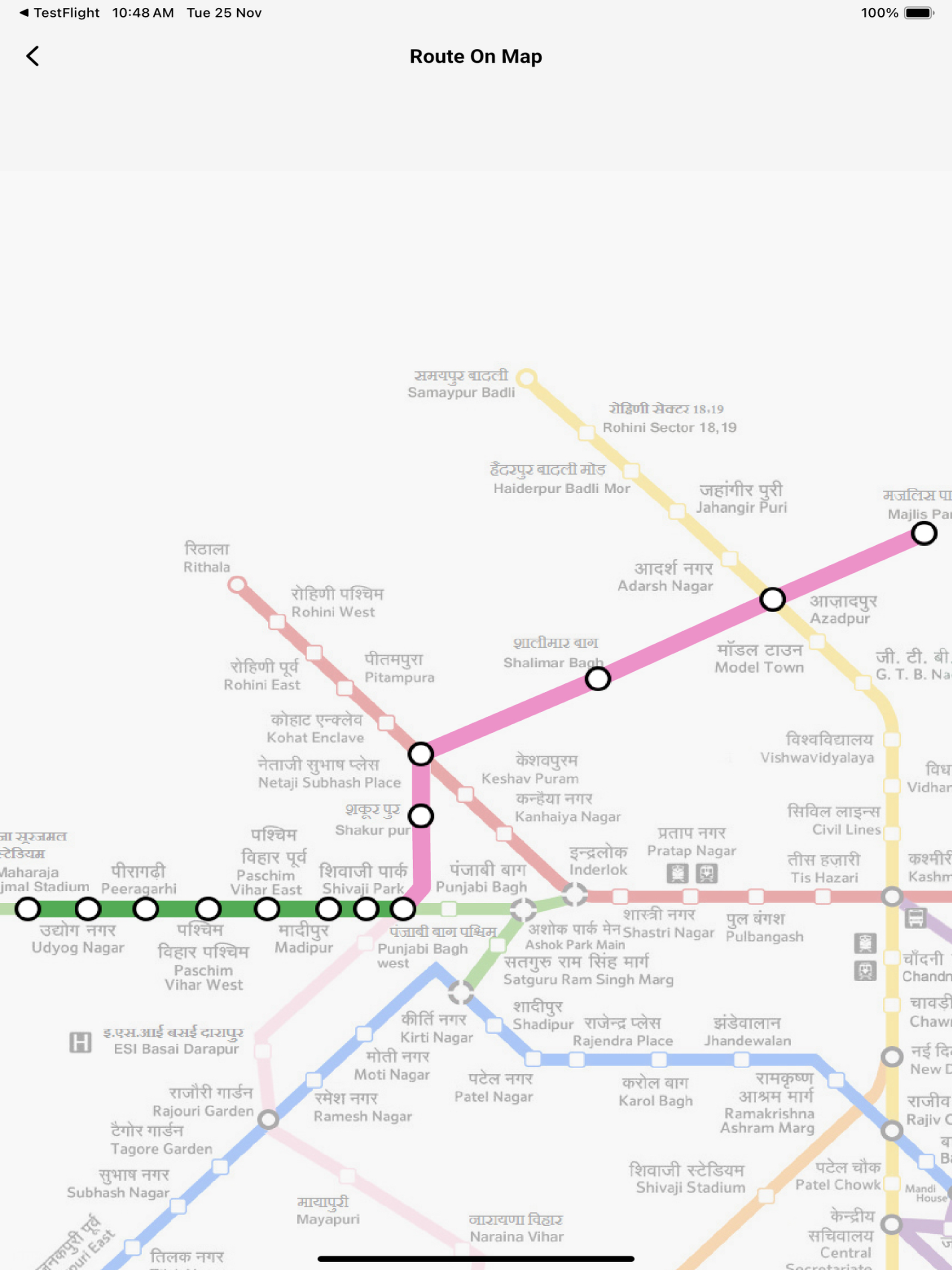 Delhi Metro Route Map and Fare screenshot 13