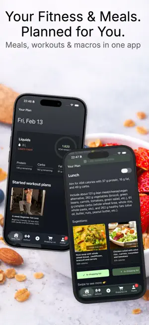 Delicious Fitness screenshot 1
