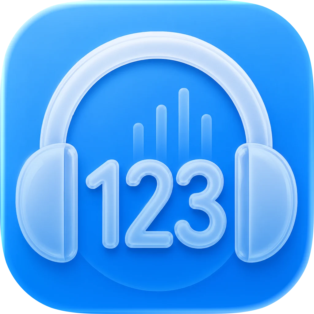 English Numbers: Hear & Type