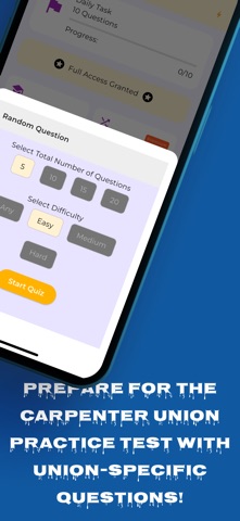 Carpenter Practice Test Screenshot 3 of 9