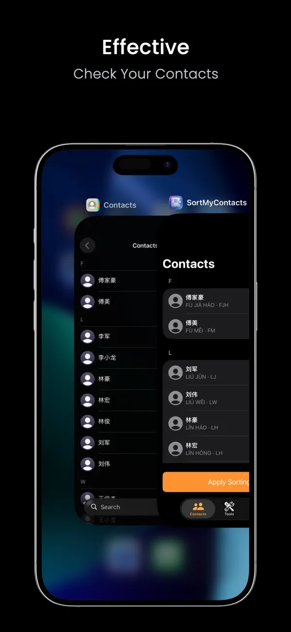 Screenshot #1 pour SortMyContacts