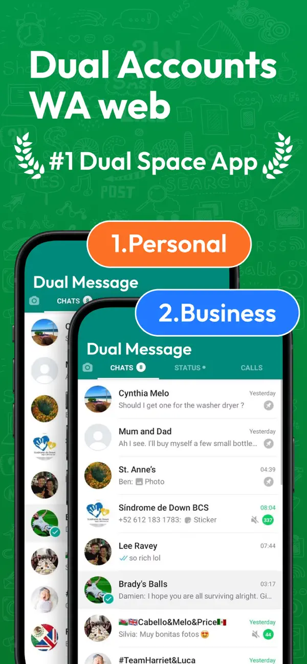 #1. Dual Chat : Web Scan (iOS) Por: Aniket Vaddoriya