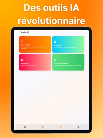 FireCal – Nutrition IA iPad screenshot