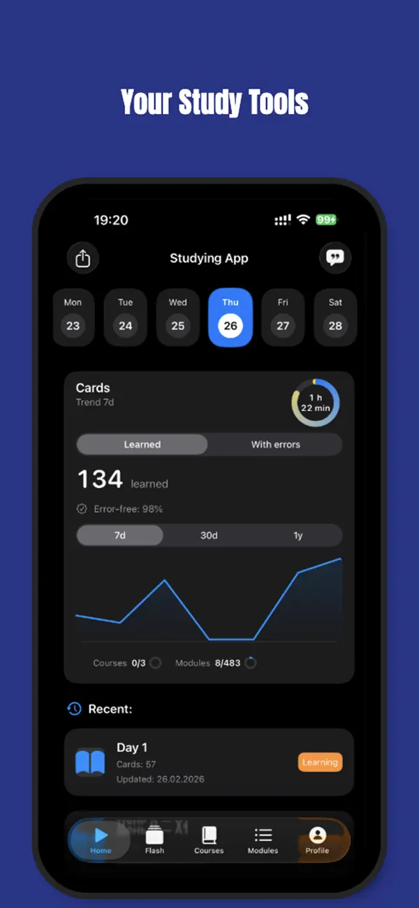 #1. Studying (iOS) 由: Siarhei Huminski