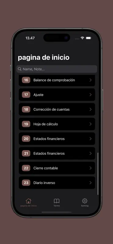 Aprendizaje de contabilidad screenshot 6 of 10