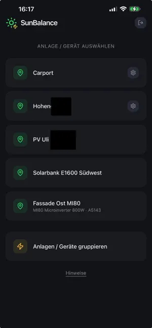 SunBalance - Solar Monitor screenshot 1