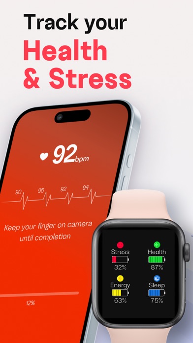Wellmy - Heart Rate Monitor iPhone screenshot 2 - Health & Fitness app