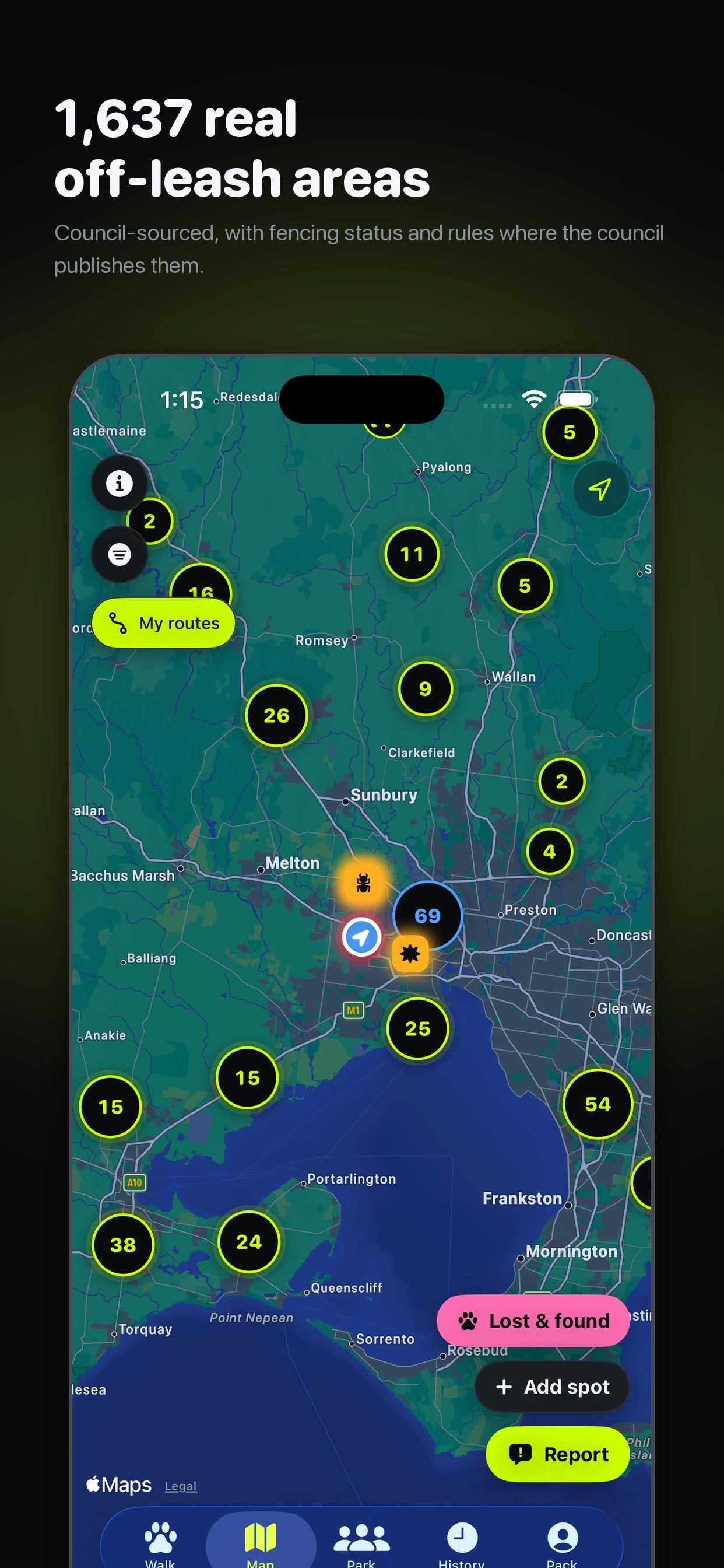 Screenshot 5 of PetSignal Dog Walk Safety