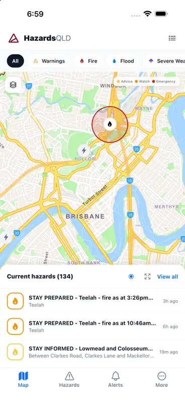 Hazards QLD screenshot 1 of 6