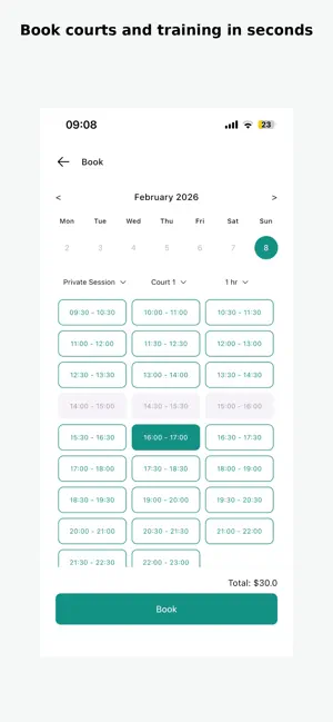 TennisLine screenshot 1