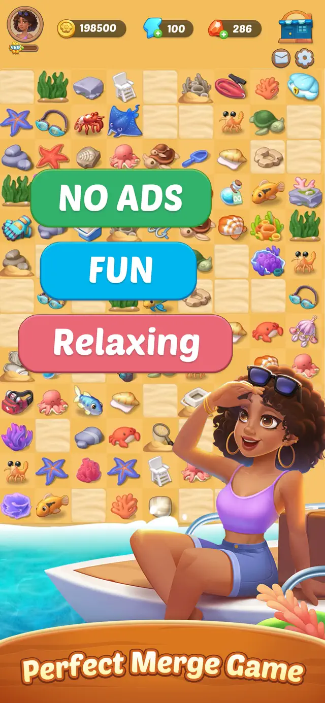 Seaside Escape®: Merge & Story screenshot 3