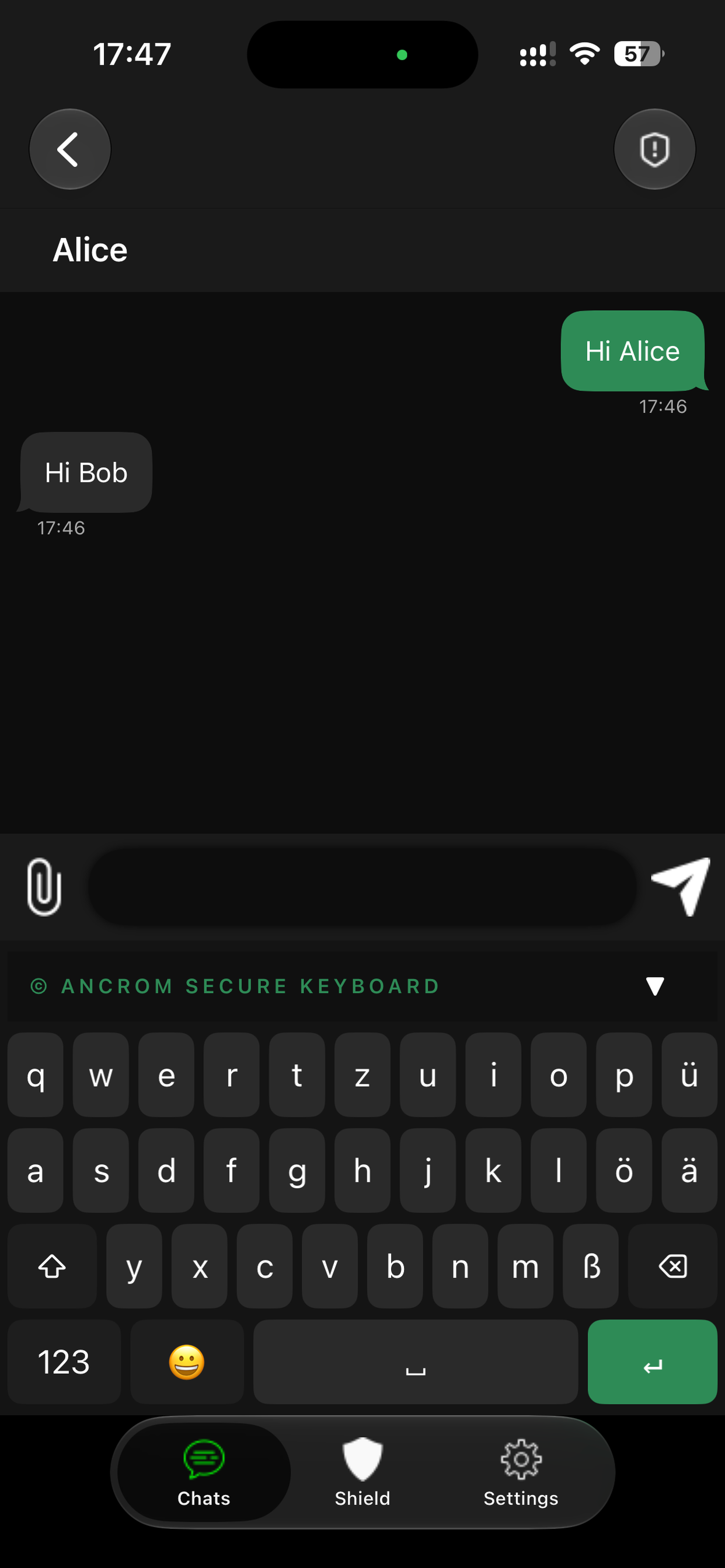 ANCROM - Secure Messenger