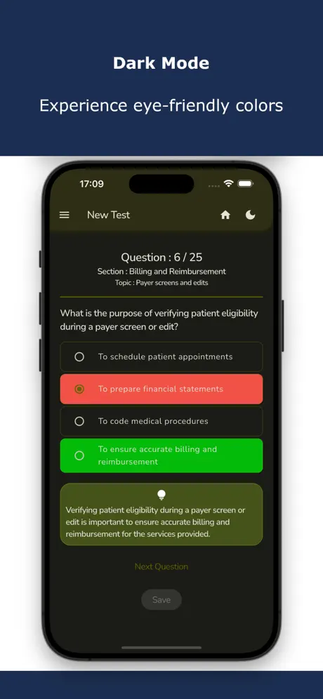 Billing and Coding Exam Test Screenshot 4