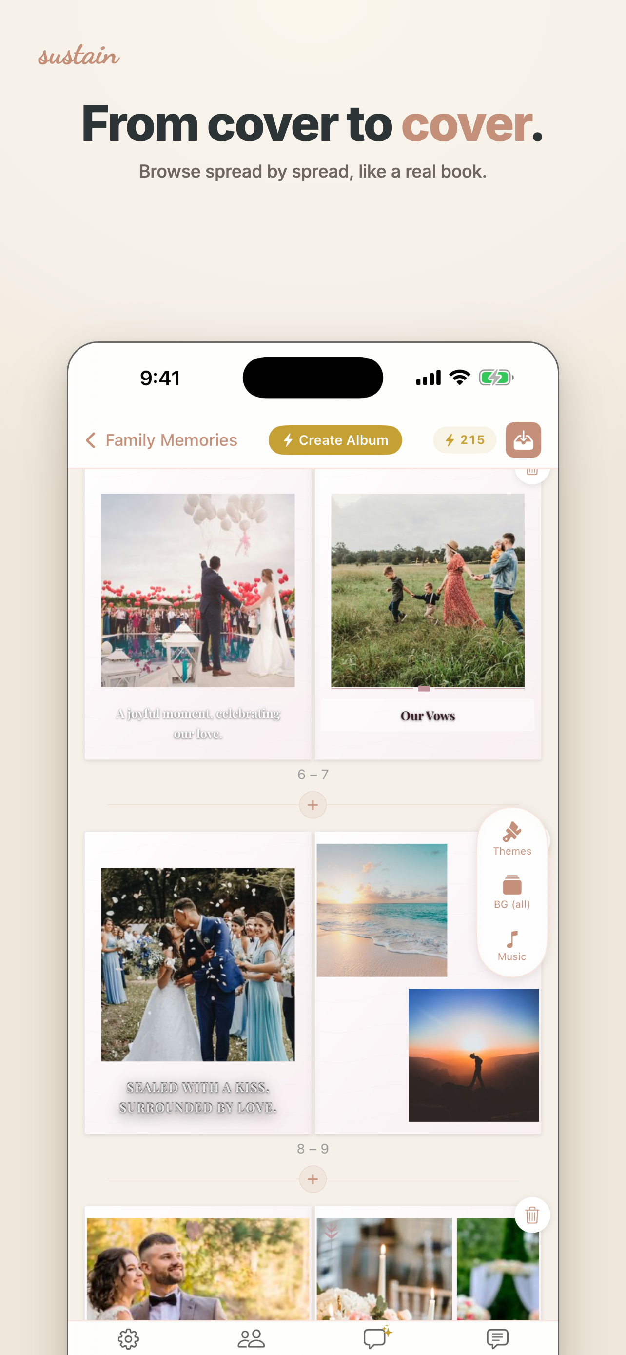 Sustain - AI Photo Album Maker screenshot 11