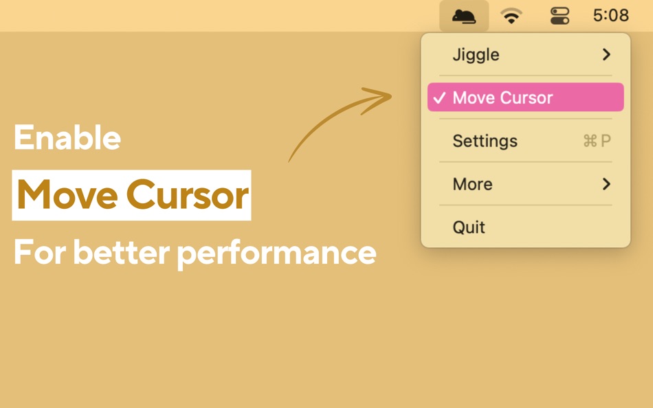 #6. Mouse Jiggler - Shake Cursor (macOS) 由: Clement Rousseau