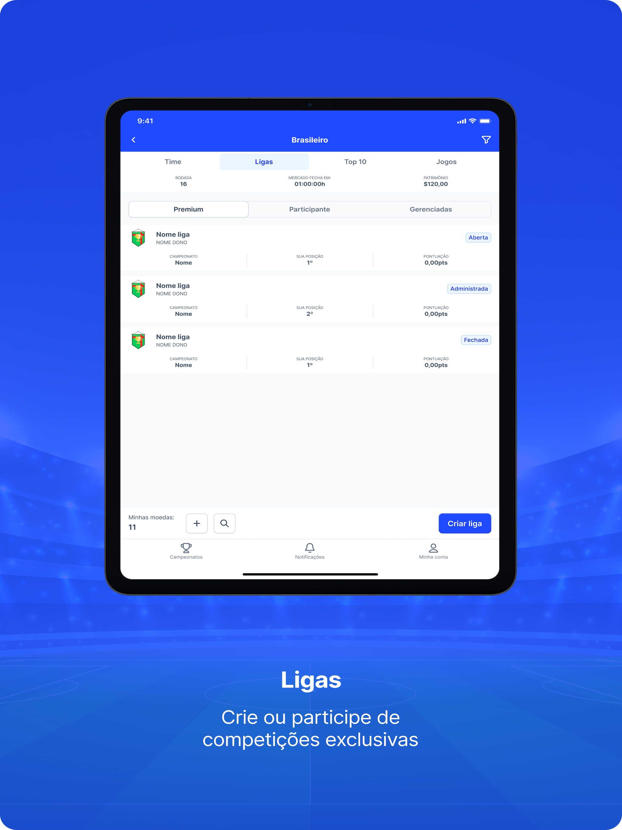 Premium League Fantasy Game
