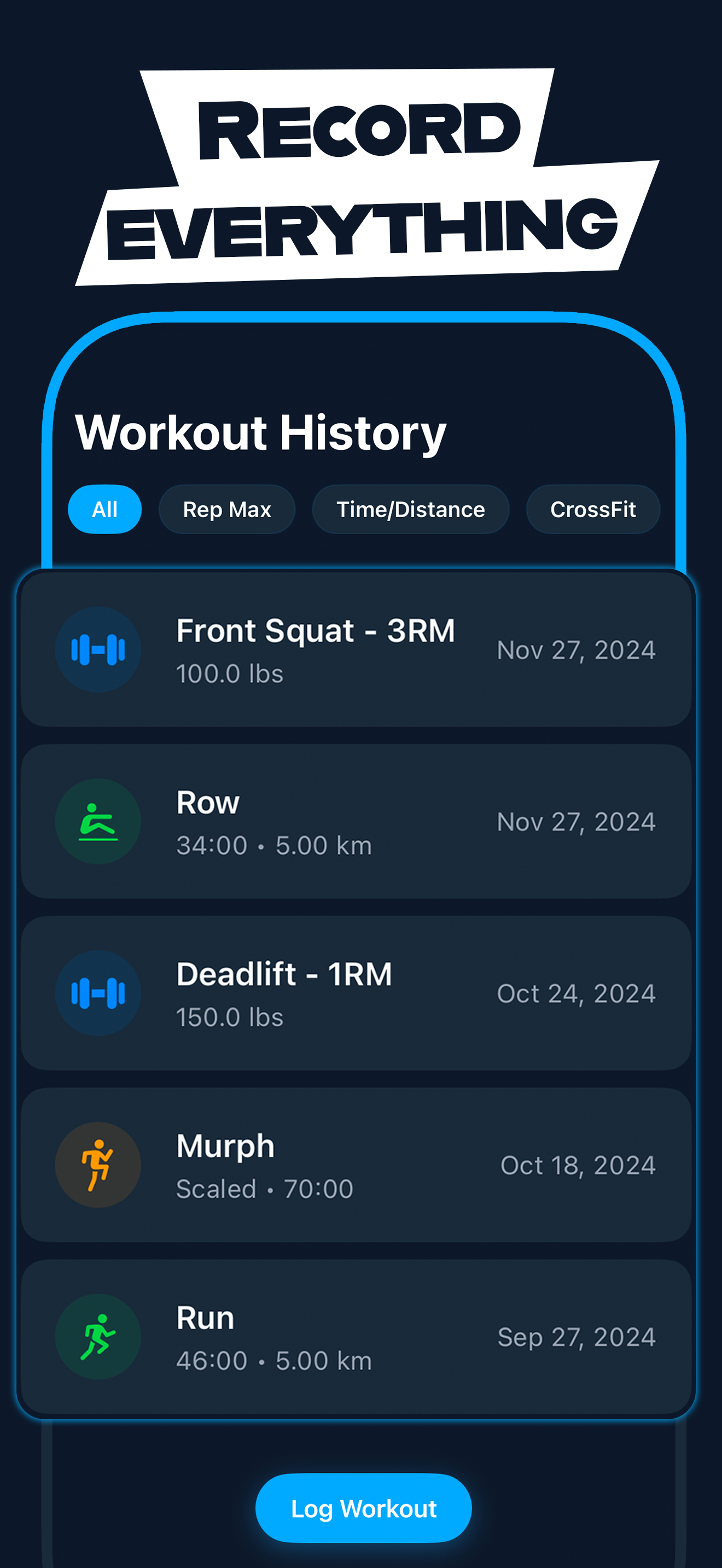 PR Tracker: Gym Workout Logger