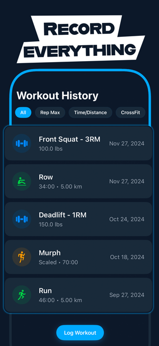 PR Tracker: Gym Workout Logger Screenshot 3 of 6