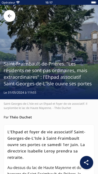 Screenshot #2 pour Le Courrier de la Mayenne