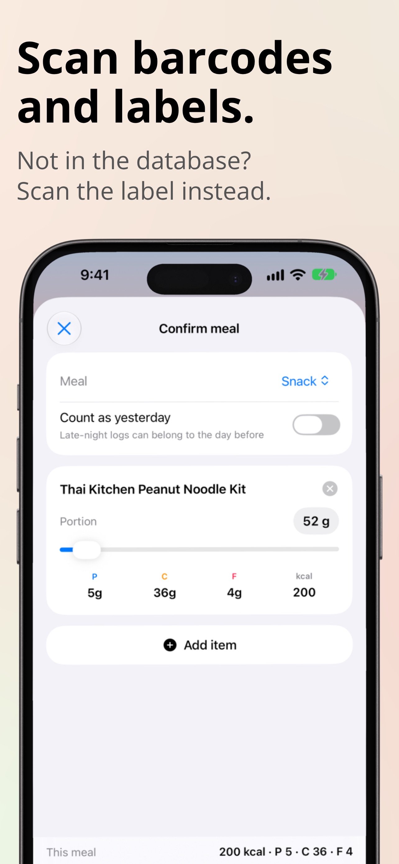 Screenshot 3 of PortionCheck - Calorie Counter