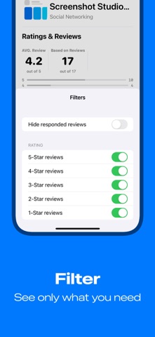 App reviews - StoreReviewKit Screenshot 3 of 5