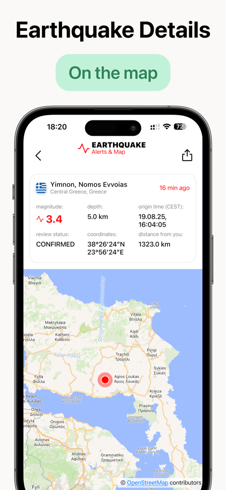Earthquake Alerts Map: SeisMap screenshot 2