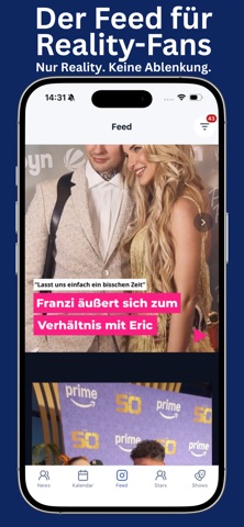 RealityPlus – Reality TV Feed screenshot