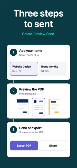 Invoice Maker: Simple PDF screenshot 3
