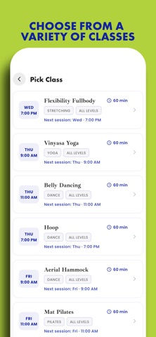 Nova: Fitness Classes Screenshot 4 of 8
